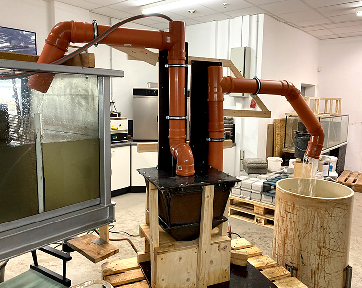 Labor für wasserbau und geotechnik