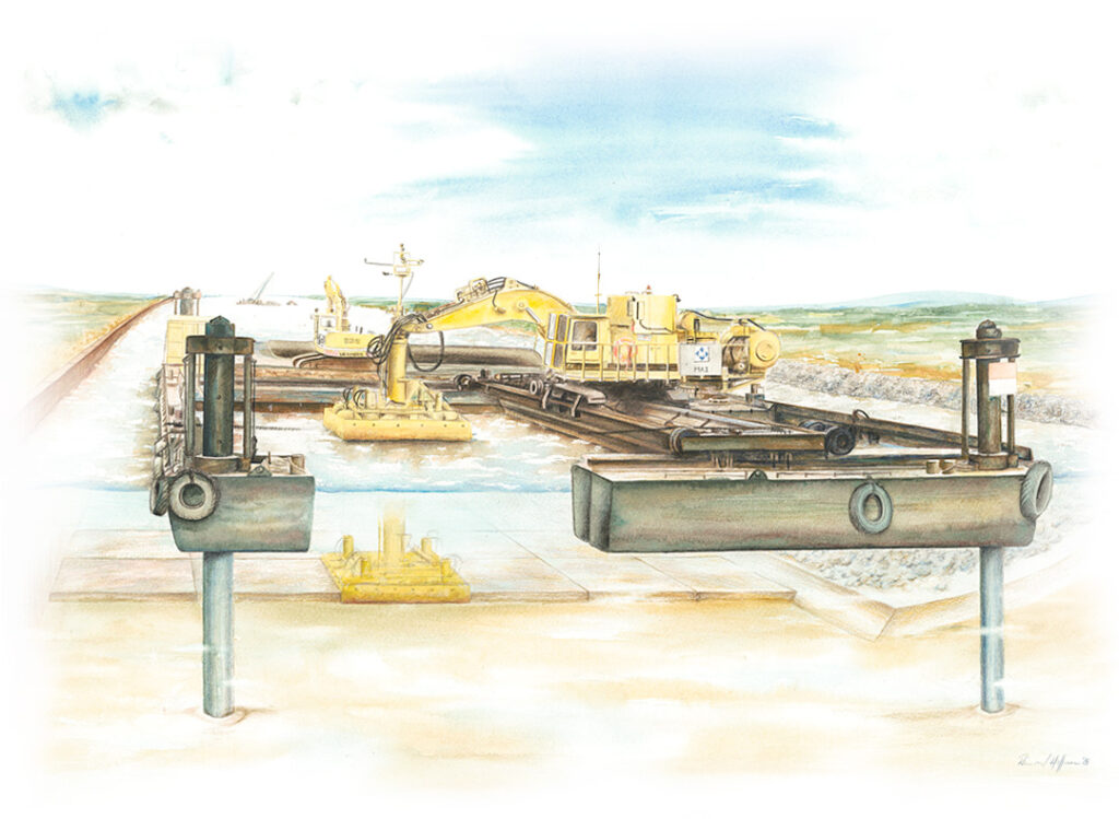 Illustration Wasserbau Moebius Ingenieure